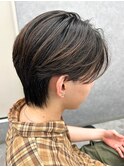 センターパートニュアンスパーマ韓国カルマパーマコンマヘア