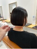 大人ショートボブ丸みショートカットマッシュショート/北千住