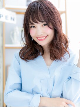 カバーヘア 上尾西口店(COVER HAIR) ニュアンスパーマピンクブラウンこなれヘアc6上尾20代30代40代