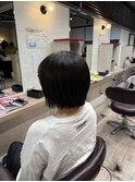 ぱつっとボブ