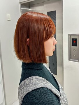 ベレーザ 渋谷(BELEZA) 12159髪質改善チェリーレッド黒髪アッシュブラックワインレッド