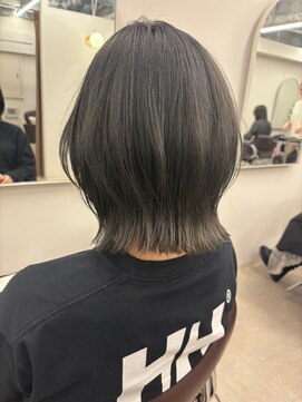 ネウィ ジャム 町田(newi JAM) 大人かわいいエギョモリ ミルクティーブラウン ひし形シルエット