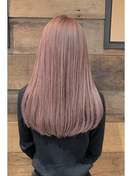 ラグーン(LAGOON) ホワイトピンクベージュ/ケアブリーチ/バレイヤージュ/ピンク