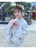 ゆるふわシニヨン