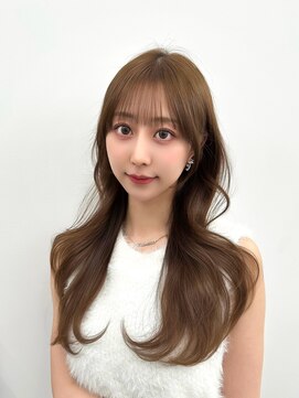 アマトウキョウ アユンチェ(AMA TOKYO×AYUNCHE) 前髪顔まわり韓国ヘアレイヤーカットサイドバンク2wayバンク韓国