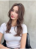Liberte銀座 大人可愛い小顔ショート×ミルクティーベージュ