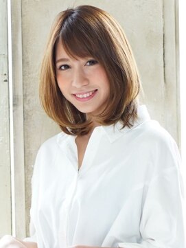 オッジ 西新店(Oggi) ブラウンベージュ レイヤーカット ウルフカット 顔周りカット