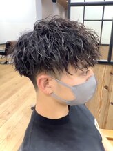 デプト(DEPT.)&nbsp;ツイストスパイラル波巻きパーマツイストパーマメンズマッシュ