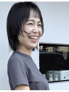ヘアーサロン オーツー(HAIR SALON O+O) 伸びっぱなしが可愛い顔前デザインがかわいいショートバング
