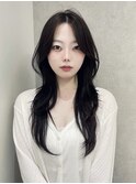 韓国ヘア/ハッシュカット/ロングレイヤー/Zina福岡天神