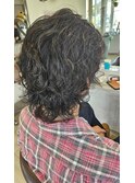 ミディアムメンズパーマ 9月
