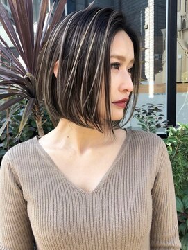 ディモアンド 表参道(Dimo&) ハイライト/黒髪カタログ/クラゲヘアー/オリーブグレー