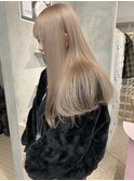 クラゲヘアー/小顔/ココアベージュ/オリーブグレー/梅田