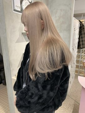 クラゲヘアー/小顔/ココアベージュ/オリーブグレー/梅田