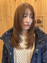 オアシス(oasis)&nbsp;【oasisオグラ】ウルフフェイスレイヤーカットグレージュカラー