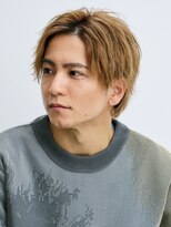 ガリカ 大名(Gallica)&nbsp;ラフに決まるセンターパート、おしゃれ大人ニュアンスパーマ