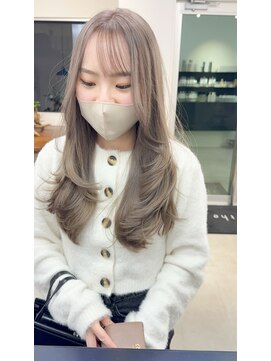 ザワン(the one .) 【the one.】ハイトーンと前髪ありのレイヤースタイル -TANAKA-