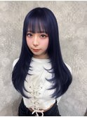 イメチェン/ピンクベージュ/アンブレラカラー/前髪/渋谷