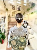 シニヨンヘア