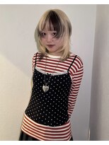 スリット(slit) デザインブリーチ姫カットウルフ