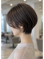 リアン アオヤマ(Liun Aoyama)&nbsp;丸みくびれショート/アッシュベージュ/30代/40代/50代