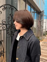 サン 白金台(SUN) 毛流れレイヤーのあごラインショートボブ白金目黒