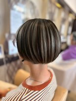 ヘアショップエヌアンドエー 久喜 栗橋店(hairshop N&A)&nbsp;立体感際立つコントラストショートボブ