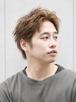メンズフィール 南森町(MENS FEEL)&nbsp;刈り上げセンターパート/波巻きツイストスパイラル/南森町