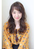 20代30代アシメ前髪チョコレートヘアショコラグレージュ奈良清水