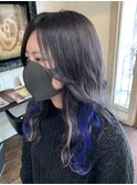 #プルエクステ #ロング #インナー #カラー