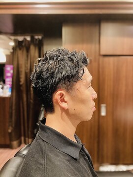 ヒロギンザ 田町店(HIRO GINZA) 毛束最強ショートパーマ！/ゆるふわ/ツーブロック/ヒロ銀座/田町