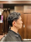 毛束最強ショートパーマ!/ゆるふわ/ツーブロック/ヒロ銀座/田町