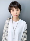 【morio池袋】綺麗でかっこいい黒髪ショート♪