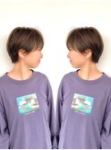 ショート/ショートボブ/くびれショート/丸みショート
