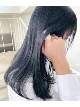 メゾンアクア 表参道(Maison ACQUA) ブリーチなしカラー　透明感　グレージュ　オリーブカラー