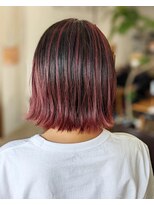 イーアップ バイ ボス(e up by boss)&nbsp;切りっぱなしボブ【ピンクバイオレット】