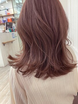 ナンバー イル デュッカ 札幌(N° il duca) 大人可愛いピンクブラウン