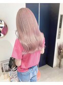 ミルクティーピンク/ベージュ/ハイトーン/美髪