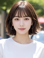 アマトウキョウ 表参道(AMA TOKYO)&nbsp;［岩井style］ 前髪あり小顔簡単スタイリングショートボブヘア