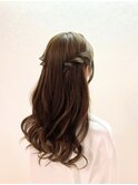 ハーフツイン　スピードヘアセット1200円