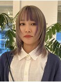 レイヤーボブウルフカットデザインカラー