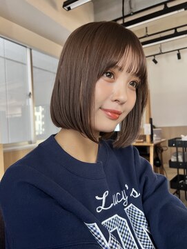 サンド 鹿児島中央(sand) @sei___sand韓国ヘア/切りっぱなしボブ/鹿児島中央駅