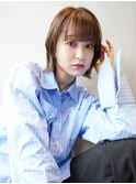 くびれボブ/切りっぱなし/結べるボブ