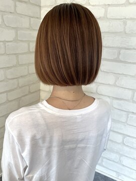 ルノン フィージュ(LUNON fieju) ブラウンベージュ/ボブ/韓国/ブラウンカラー