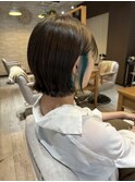 7月　チラッと見えるイヤリングカラー