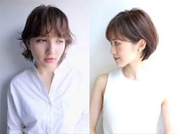 シーン 自由が丘(scene)の写真/【360°美しいシルエットのショート・ボブ】経験と知識が豊富なスタイリストが作る似合わせショートカット