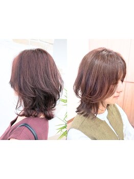 《再現性・モチの良さも好評☆》トレンドを取り入れた再現性の高い最旬ヘアスタイルに仕上げます！