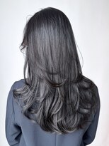 アルバム 渋谷パルコ(ALBUM)&nbsp;ロング韓国ヘア顔周りレイヤー美髪_ba462561