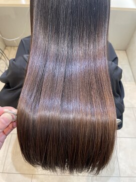 ジーナ 船橋(Zina) ツヤ髪ラベンダー系カラー