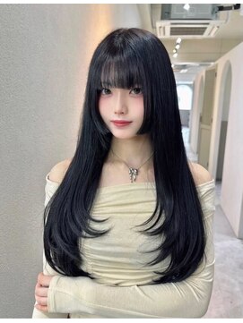 ジーナ 札幌(Zina) 髪質改善*美髪ブルーブラック*美髪【Zina札幌】